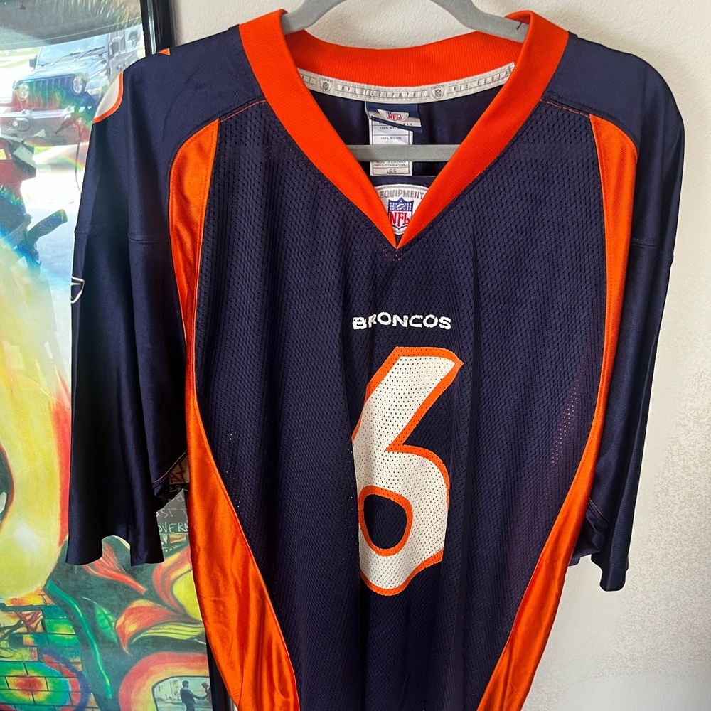Denver Broncos Men’s Sewn Reebok Jay Cutler #6 Jersey Size Large